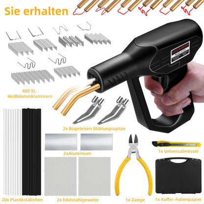 Plastic Welding Machine - 150W Plastic Welding Tool Plastic Repair Kit 821PCS, Plastic Welder, Plastic Welding, Welder for Car Bumpers/Parts/Kayaks/Canoes