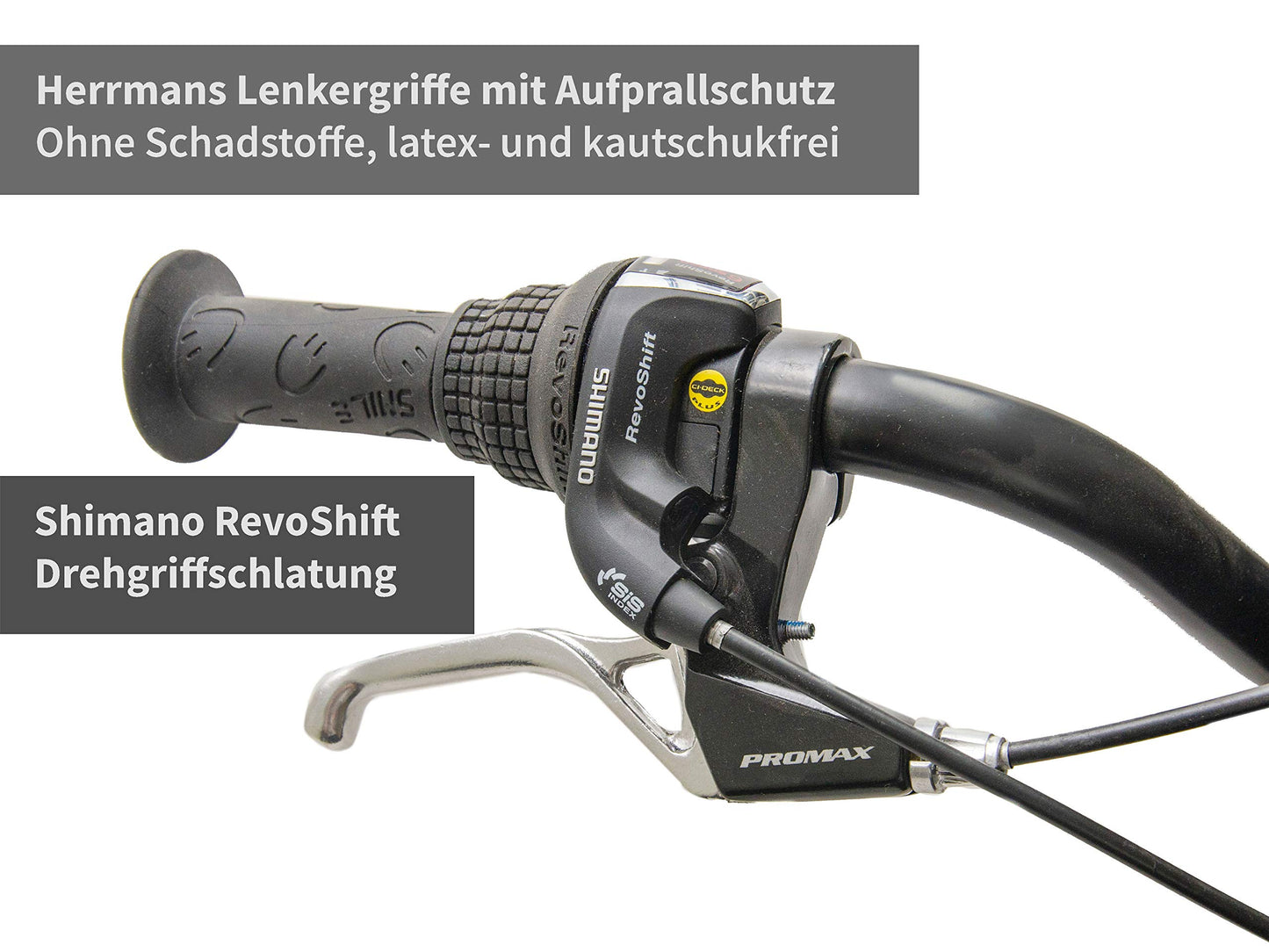 XB3 20 inch girls' bike with 6-speed gears, StVZO-approved hub dynamo, LED light, and standing light (pink)