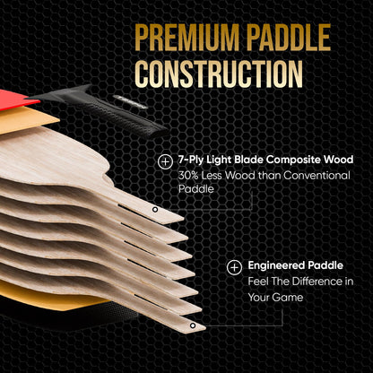 Ping Pong Paddle 2-pack with 3 balls