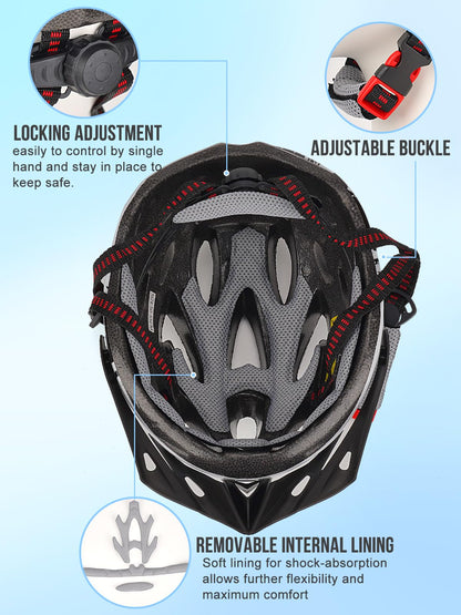 Kids bike helmet, Adjustable helmet for boys and girls aged 3-15, Multi-sport helmet (50-59cm), Safety helmet for biking, scooting, skating (White, S: 50-55cm)