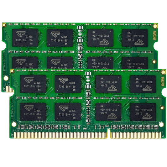 Timetec 16GB KIT (2x8GB) DDR3L/DDR3 1600 MHz PC3L-12800 / PC3-12800 Non-ECC Unbuffered 1.35V/1.5V CL11 2Rx8 Dual Rank 204 Pin SODIMM Laptop Notebook PC Computer Memory RAM Module Upgrade