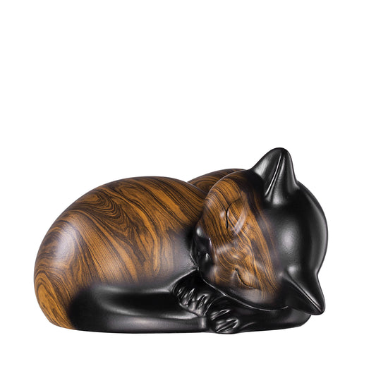 Kriss Art Pet Urns, Sleeping Resin Cremation Cat Urn, Cat Urns for Ashes, Small Pet Urn...