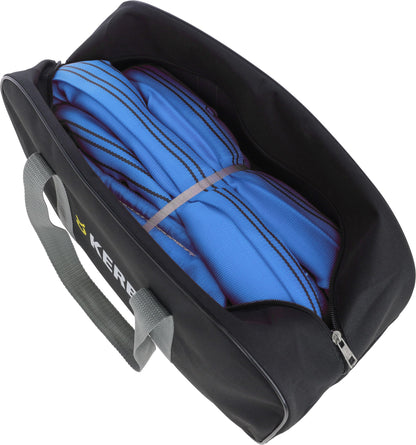 Kerbl tow strap (L x W 6 m x 4 cm, breaking load 35,000 kg, color blue, for towing vehicles such as trucks, etc.) 37708