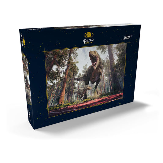 MyPuzzle Tyrannosaurus Rex and Its Offspring - Premium 1000 Piece Puzzle - MyPuzzle Special Collection from Puzzle Galaxy