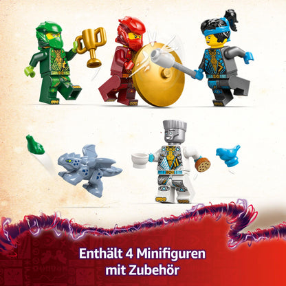 LEGO NINJAGO Spinjitzu Temple of the Ninja - Playset with 4 minifigures and 1 dragon figure - Building set - Christmas or birthday gift for boys and girls aged 4 and up 71831