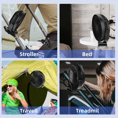 ATENGEUS USB Fan, Handheld Fan Small Mini Fan 4 Speeds, 90° Rotatable USB Quiet Fan, for Office, Home, and Outdoor (TF29)