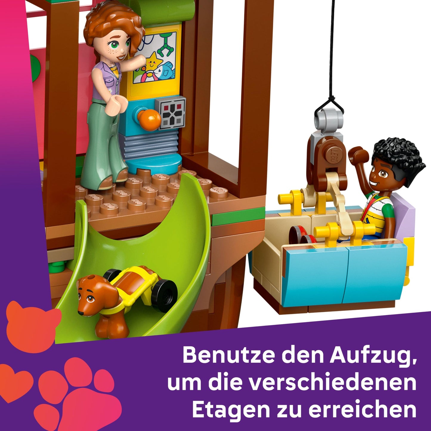 LEGO Friends Treehouse - building set with 2 animal figures, 4 minifigures, a garden, and toy food accessories - popular gift for girls and boys ages 8 and up - 42652