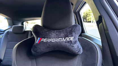FS 2X Car Neck Pillow - Ergonomic Neck Support for Headrest - Adjustable Head Pillow - Comfort Car Accessory for Long Drives - Universally fitting - sporty & high quality