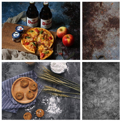 Selens 56x88cm 2 in 1 background 3 pieces food flat lay tabletop photography double-sided backgrounds for gourmet, cosmetics, online shops product photography, lifestyle photos, and more.