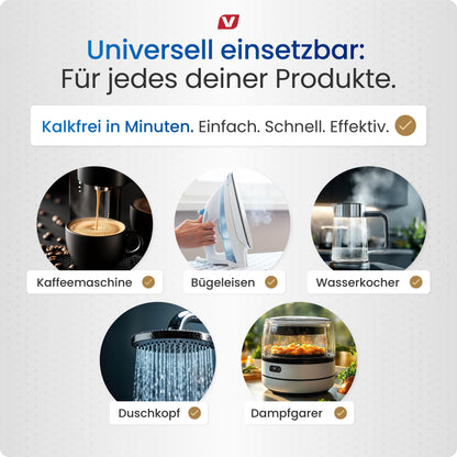 3-in-1 descaling tablets for coffee machines & coffee makers (55 pieces) - descaling tabs for Delonghi, Siemens EQ series, Jura, Krups, Bosch, Miele, Melitta, Krups, Tassimo, WMF.