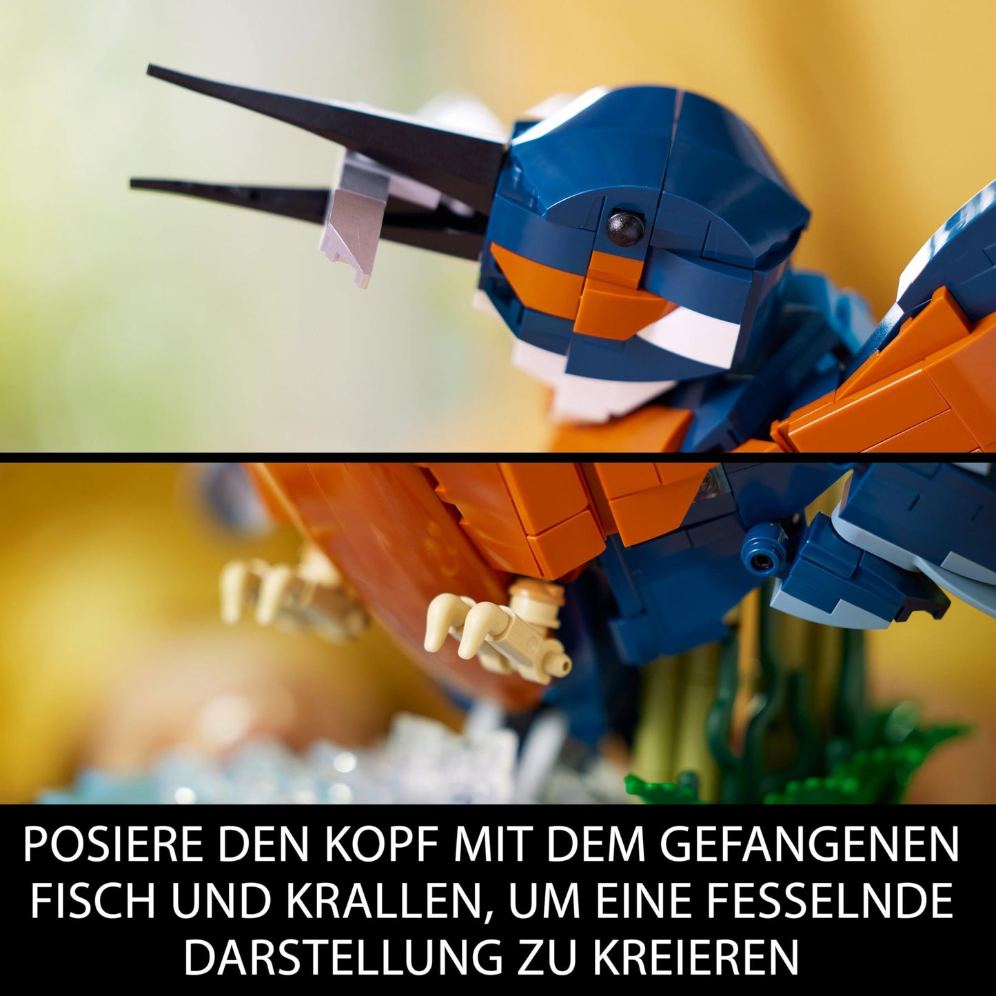LEGO Icons Kingfisher Model Kit for Adults, Bird Model for Living Room or Office, Home and Home Office Decor, Gift for Bird Lovers and Ornithologists, Women and Men 10331