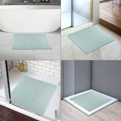 Square shower mat, non-slip anti-mold bath mat 53x53 cm, luffa shower mats for indoor shower, quick-drying bath mat for bathroom floor, bathtub mat for elderly people.