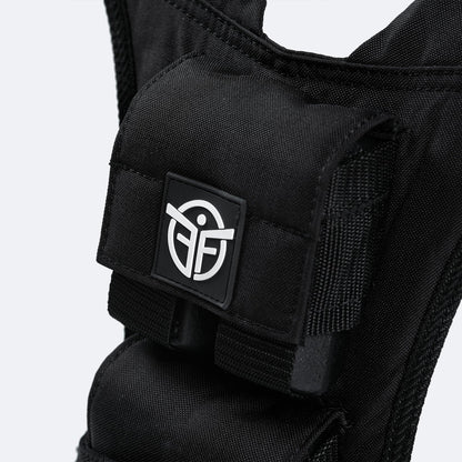 Eric Flag Weight Vest 20kg or 10kg - Adjustable Weighted Vest for CrossFit, Strength Training, Calisthenics, and Gym. Comfortable vest with removable metal weights, suitable for both men and women.