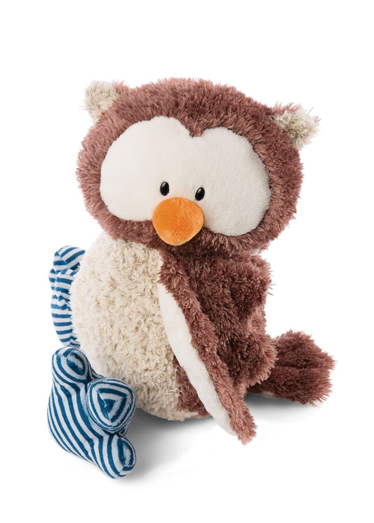 NICI plush toy owl Oscar 50cm with swiveling head