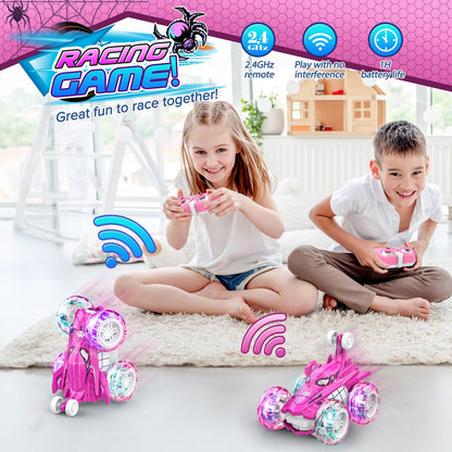 Dreamlandia remote control car for ages 3-9, gift for girls 3-10 years old. RC car monster truck game for ages 3-6. Easter gifts for kids.