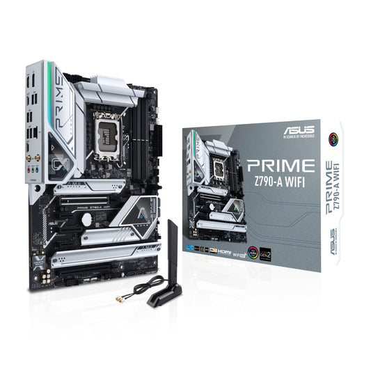 ASUS Prime Z790-A WIFI Gaming Motherboard Socket Intel LGA1700 (ATX, PCIe 5.0, DDR5 Memory, 4x M.2, WiFi 6E, HDMI, DisplayPort)