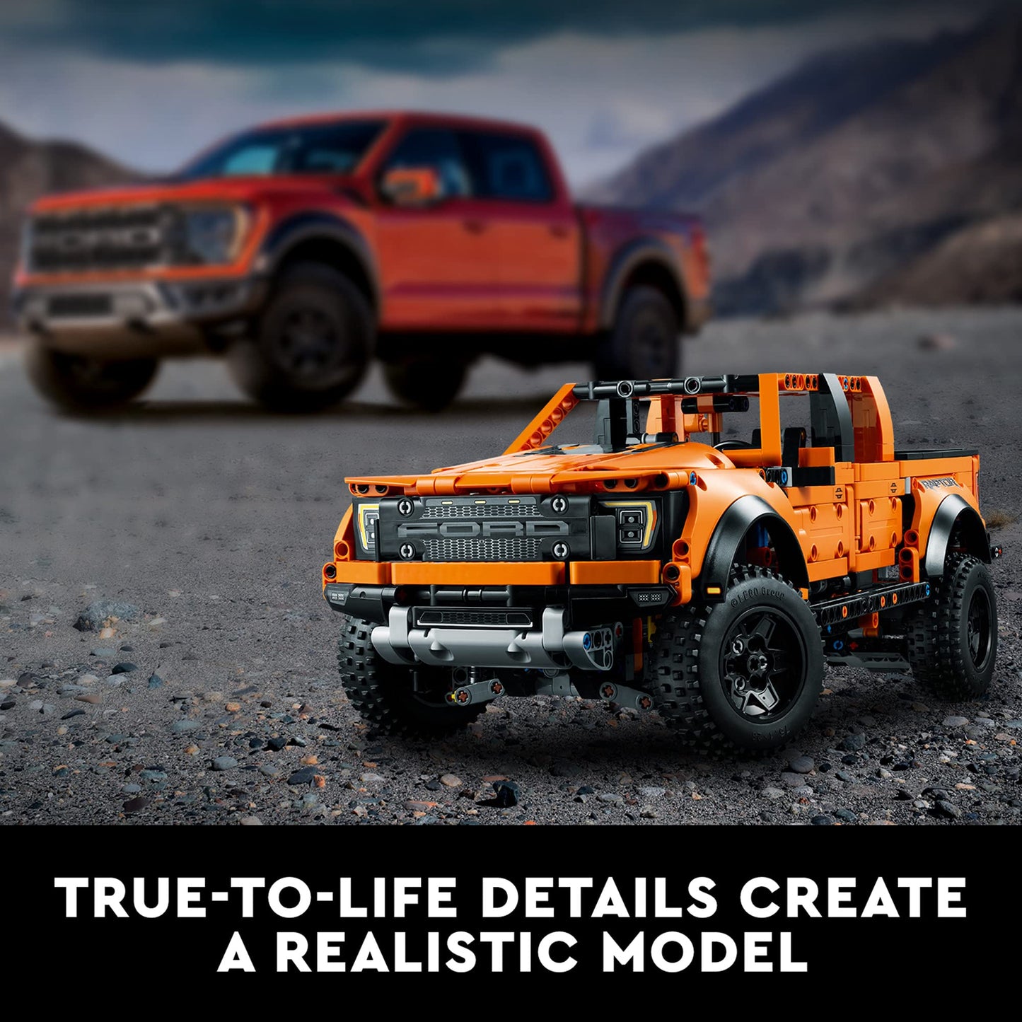LEGO Technic Ford F-150 Raptor 42126 Building Kit; Enjoy a Rewarding Project; New 2021 (1,379 Pieces)