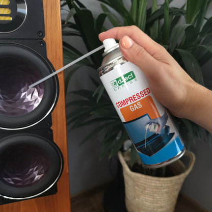 D.RECT compressed air spray 4x600ml | Air duster PC cleaning kit Cleaning Spray Cleaner | Compressed air cleaner for cleaning keyboard, computer, camera, phone