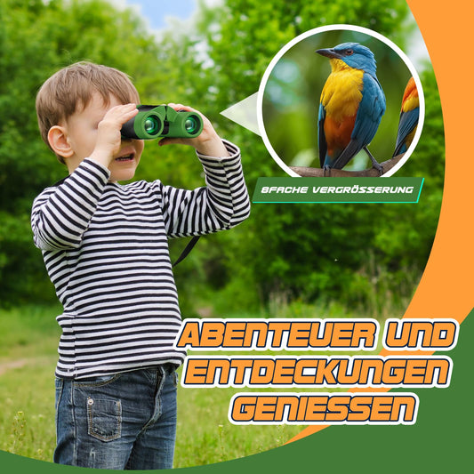 Binoculars for Kids 8X21 Magnification, Mini Binoculars Kids Toy for Ages 3-12, Outdoor Toy Telescope Kids Gifts for Little Boys - Easter Gifts for Kids