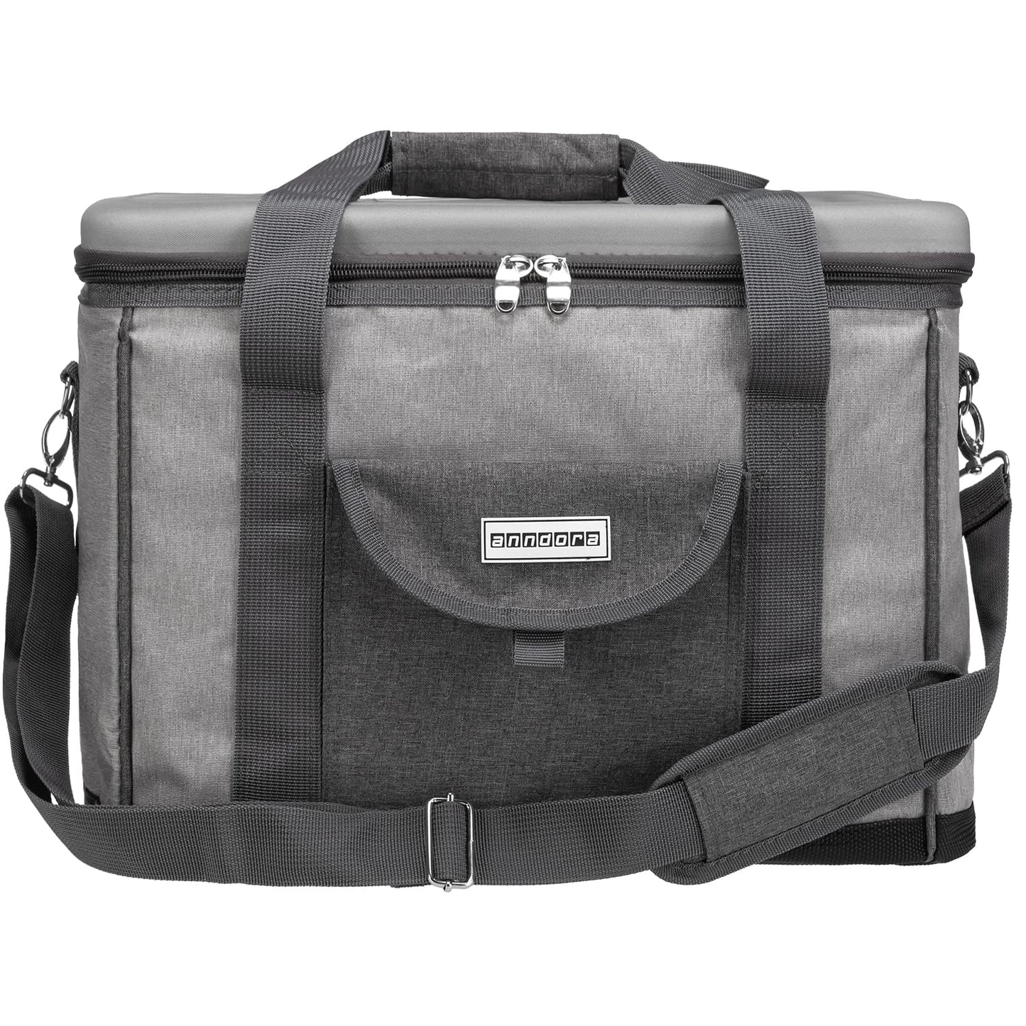 anndora cooler bag XL light gray 40 liters cooling box insulated bag picnic bag