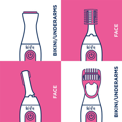 Veet Precision Trimmer Beauty Styler for Women, for sensitive skin