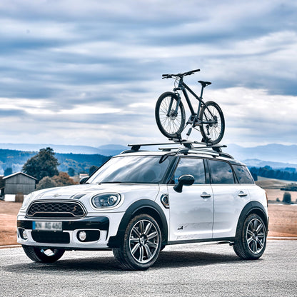 Atera 048522 Car Roof Rack Signo RTD - Aluminium Aero Profile silver - for cars with flush roof rails - 122 cm