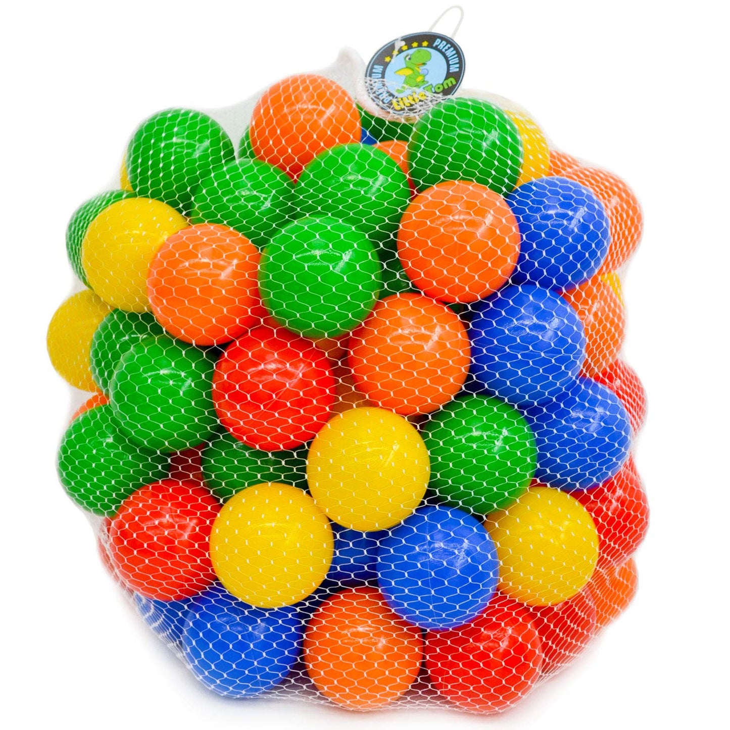 LittleTom 3000 balls for ball pit - 7cm plastic balls children play balls - baby ball for grasping - plastic balls for ball pit bounce house ball pool - baby toy set for trampoline play tent playpen
