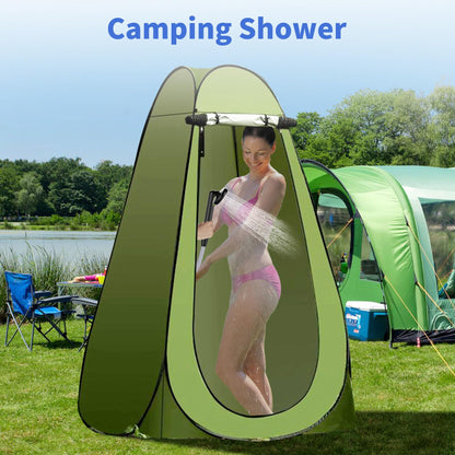 YAOBLUESEA Camping Shower with Pump, Portable Camping Shower Set with 4000mAh Rechargeable Battery & 1.8m Hose, Digital Screen Portable Camping Shower for Garden Camping Car Washing Pet Bathing