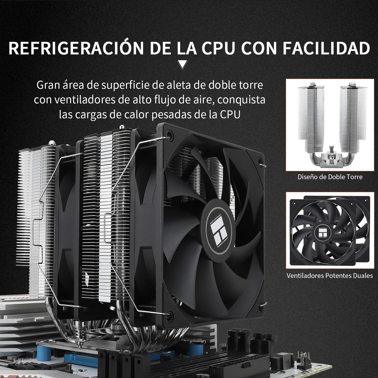 Thermalright Phantom Spirit 120 SE CPU Air Cooler, 7 Heatpipes CPU Cooler, Dual 120mm TL-C12B V2 PWM Fans, AGHP 4.0 Technology, S-FDB Bearing, For AMD AM4 AM5/Intel 1700/1150/1151/1200, PC Cooler