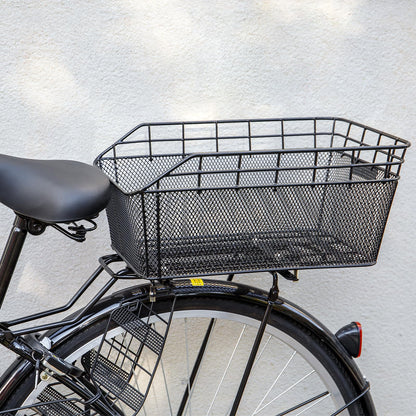 CXWXC Rear Bicycle Basket with Cargo Net and Thick Padding for Bicycle, Thick Padding Bag for Bicycle, Electric Bicycle (CX-HT-193-EU)