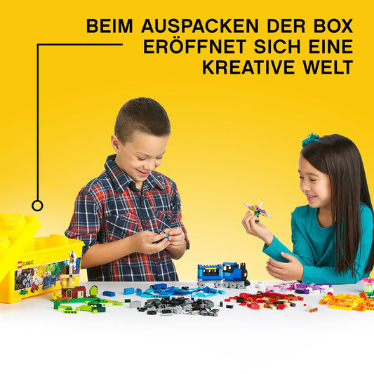LEGO 10696 Classic Medium Creative Brick Box, building bricks with storage box for kids, gift for boys and girls aged 4 and up