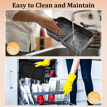 Airfryer accessories for Ninja Foodi Flexdrawer AF500EU 10.4 L, 1×10.4L and 2×5.2L silicone mold for Ninja air fryer af500de accessories, Additional accessories included in the package