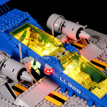 BRIKSMAX 10497 LED light for Lego Discovery Spaceship - Compatible with Lego bricks model - Without Lego set.