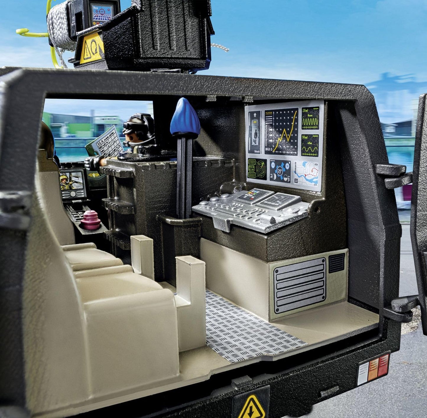 PLAYMOBIL | City Action | SWAT terrain vehicle | with light and sound | Toy for children aged 5 and up | 71144