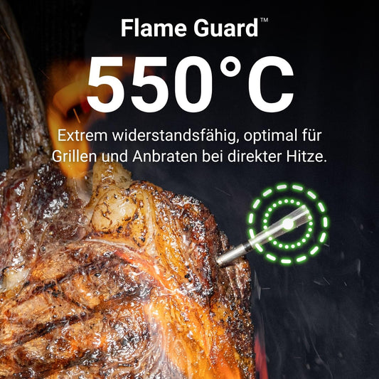 MEATER Pro / 2 Plus: The Next Generation Smart Meat Thermometer | Heat-resistant up to 550°C | Long-range, 100% waterproof, Multi-sensor Technology | Kitchen, BBQ, and Grill
