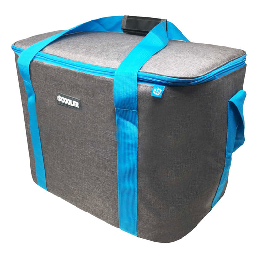 ToCi cooler bag 36 liters insulated bag thermal bag picnic bag for picnic camping vacation hiking BBQ | Dark gray