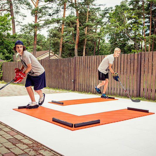 Hockey Revolution Slideboard PRO - Workout Slide Board for Hockey, Skating, Tennis, Running, Skiing - Adjustable length - Used by Pros/Cardio Workout - Easy to Use and Store