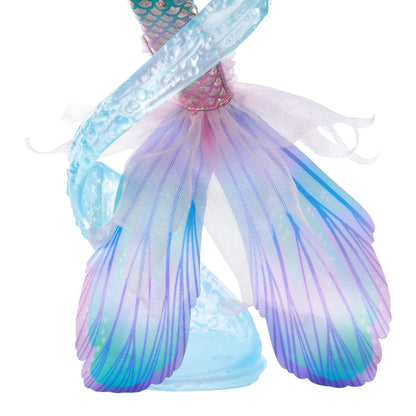 Mattel Disney Ariel, The Little Mermaid - Deluxe Mermaid Doll with Hair Beads and Doll Stand for imaginative play and display, for kids ages 3 and up, HNF42
