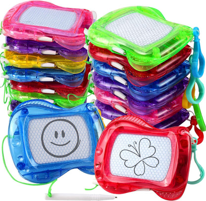 Piucrty Party favors Children's birthday Mini blackboard Magic drawing board Keychain Kids 12Pcs Useful goody bag little things Giveaways Raffle prizes Pinata filling Party activity