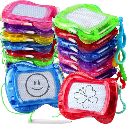 Piucrty Party favors Children's birthday Mini blackboard Magic drawing board Keychain Kids 12Pcs Useful goody bag little things Giveaways Raffle prizes Pinata filling Party activity