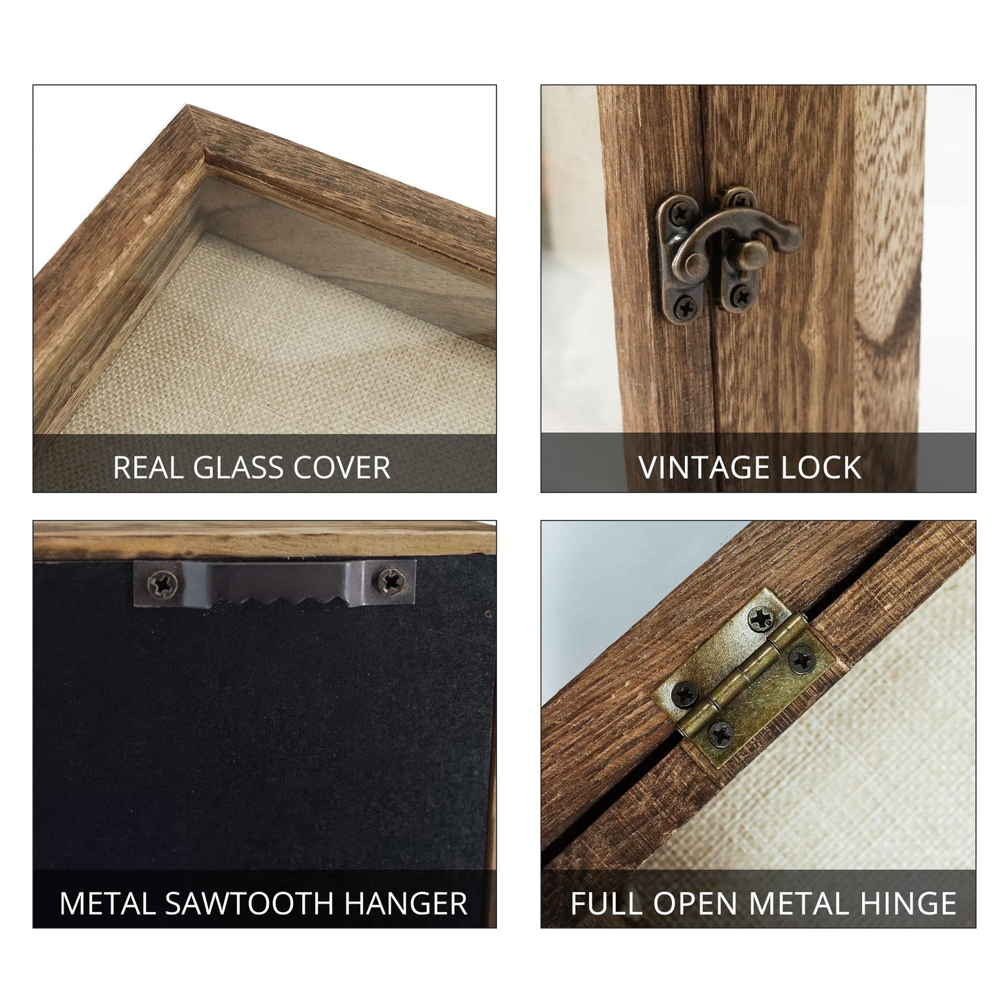 GraduatePro 3D photo frame 20x25 for filling showcase wall for brown object frame wedding box decor or desk