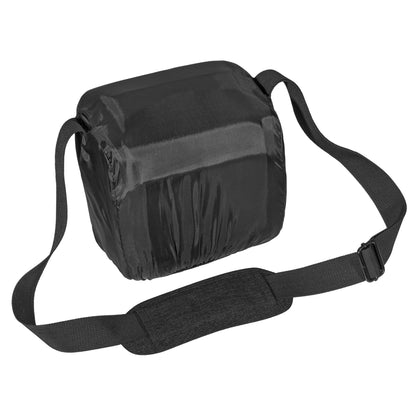 PEDEA DSLR camera bag "Fashion" with screen protector for Canon EOS 5D 5D Mark II 400D 2000D / Nikon D60 D80 D90 D3100 D3200 D3300 D3400 D5300 D7100 / Pentax K 30 K 50 K 500, size L in black.