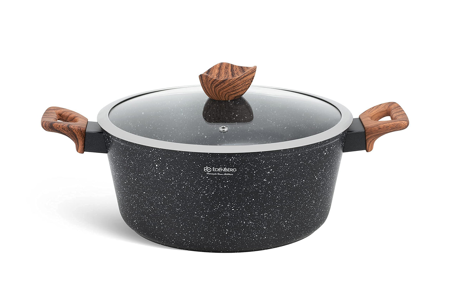 EDENBERG 15-piece cookware set for induction cooktops. Coated pots and pans, induction pots set, suitable for induction cookware. Top quality cookware set for all your cooking needs.
