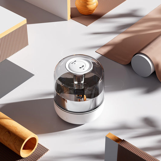 Airversa Humelle HomeKit Smart Humidifier with Thread (HomePod Mini/Apple TV4K 2021 or higher required), 5.5l water tank capacity, for rooms up to 50 m2 (Crystal Clear)