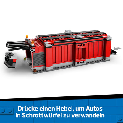 LEGO City 60472 Junkyard Car Construction Toy for Boys and Girls aged 7 years and above.