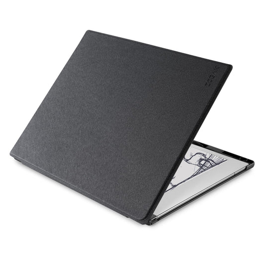 CoBak case for Remarkable 2 - Lightweight and durable book spine cover with protective book folio cover with integrated pen holder - for Remarkable 2 Paper Tablet 2020 10.3 inch Released (Black)