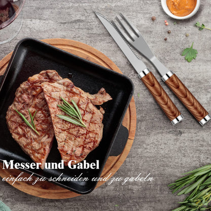 Grilliance 38 Piece BBQ Grill Tool Set Stainless Steel Grill Accessories for Men Gift Birthday High Quality Grill Utensils Set with Grill Case and Grill Mat for Garden and Camping