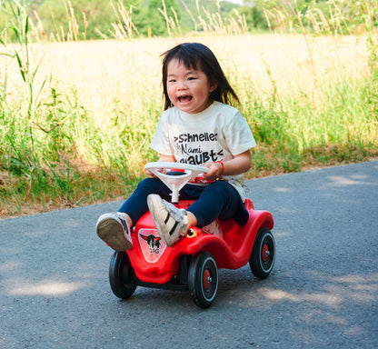 BIG-Bobby-Car Classic - children's vehicle for boys and girls, classic slide car can hold up to 50 kg, for children aged 1 year and older, red