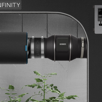 AC Infinity Noise Reducing Clamp, Duct Connector with Stainless Steel Clamps, 150mm - Flexible rubber clamp for inline fans and carbon filters in grow tents and ventilation systems.