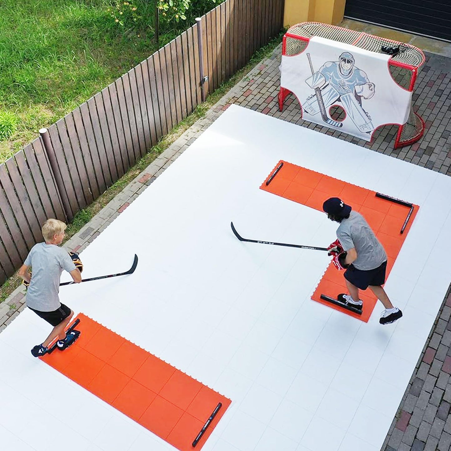 Hockey Revolution Slideboard PRO - Workout Slide Board for Hockey, Skating, Tennis, Running, Skiing - Adjustable length - Used by Pros/Cardio Workout - Easy to Use and Store